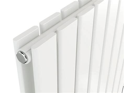 Designer Radiators White Vertical Double Panel Flat Tube 1600 X 340