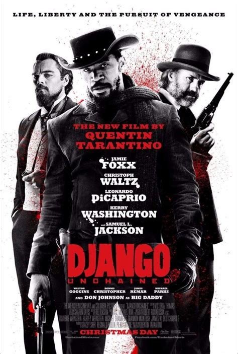 Django Jamie Fox Leonardo Dicaprio Poster Limited Edition Movie Reel