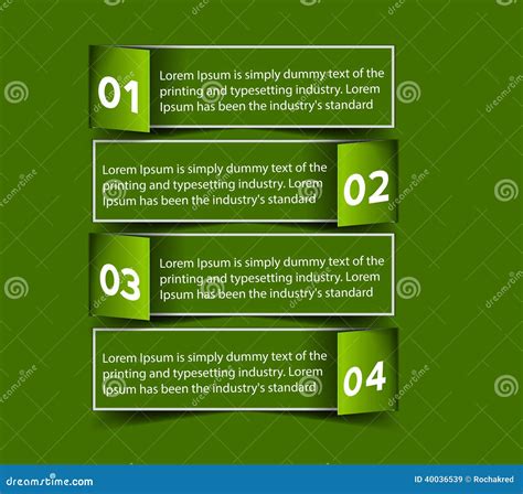 information banner design stock vector illustration  option