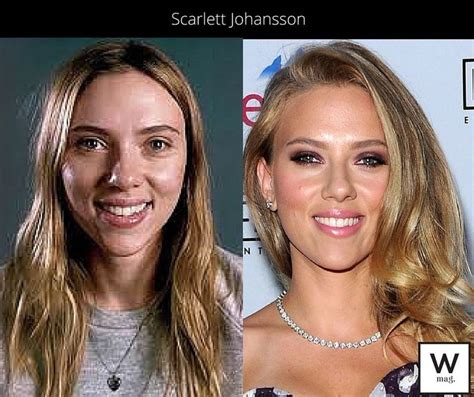 Scarlett Johansson Celebs Without Makeup Celebrity Surgery Without