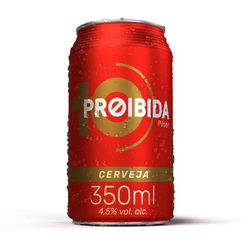 Cerveja Pilsen Proibida Lata 350ml