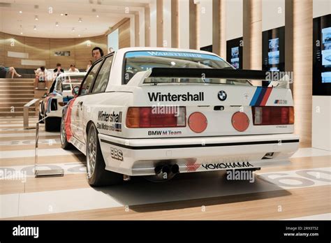 Munich Germany June 22 2023 1989 BMW M3 Group A DTM 2 3 Racing Car