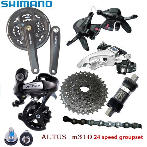 Best Groupset Original Shimano Altus M310 8 Speed 24 Speed Groupset