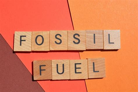Premium Photo Fossil Fuel Words In Wooden Alphabet Letters Isolated