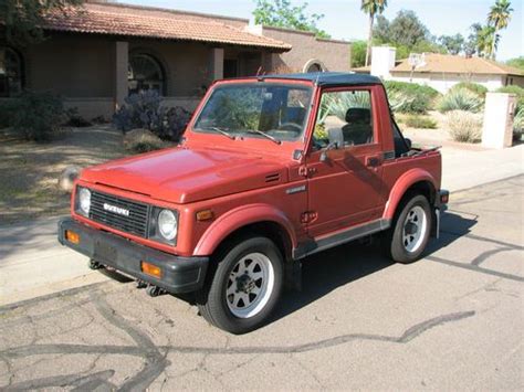 Sell Used 1990 Suzuki Samurai JL Sport Utility 2 Door 1 3L In