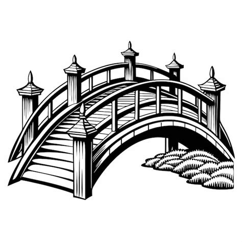 bridge clipart black  white rialto bridge black  white clipart