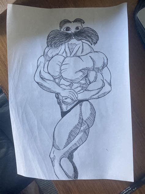 Buff Lorax : r/curseddrawings