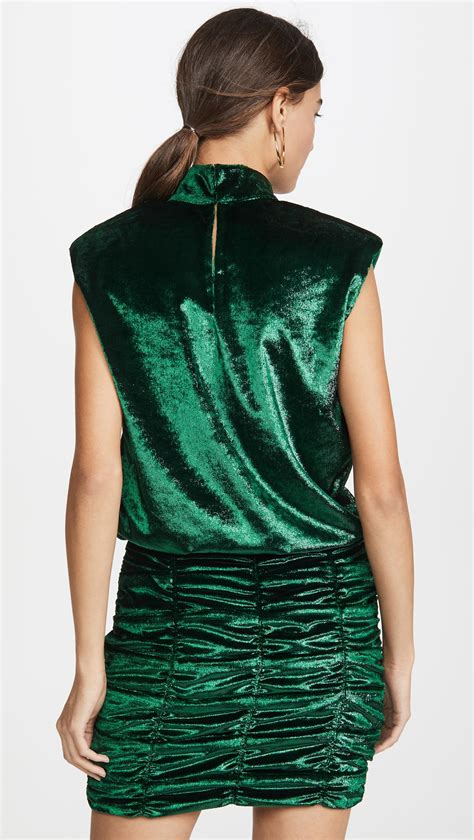 Buy Ramy Brook Green Dress In Stock