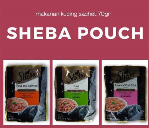 Jual Makanan Kucing Basah Sheba Pouch Gr Sheba Sachet Gr Wet