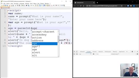 Javascript User Input With Prompts Youtube