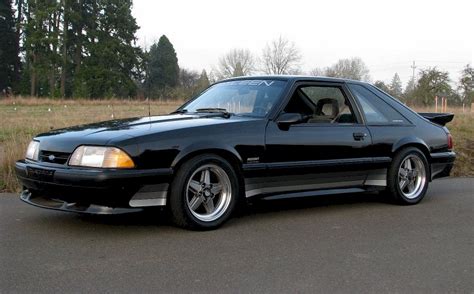 Black 1989 Saleen Ford Mustang Hatchback Photo Detail