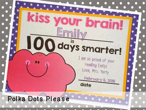 100 Days Smarter Polka Dots Please