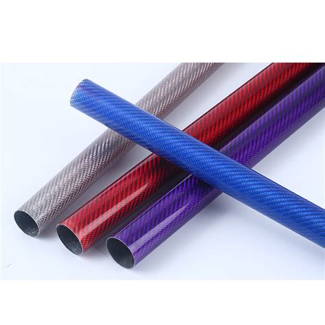 3K Kevlar Weave Carbon Fiber Round Tube China Carbon Fiber Tube 20mm