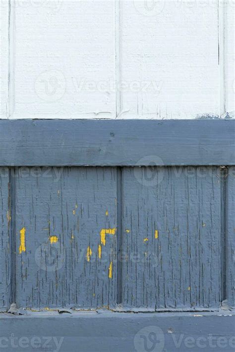 Vintage Wood Background With Peeling Paint Stock Photo At