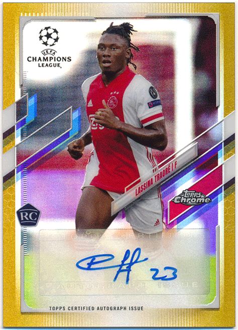 Yahoo オークション Lassina Traore 2020 21 Topps Chrome UEFA Cham