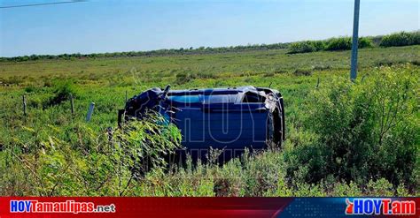 Hoy Tamaulipas Accidente En Tamaulipas Vuelca Pareja Asiatica En