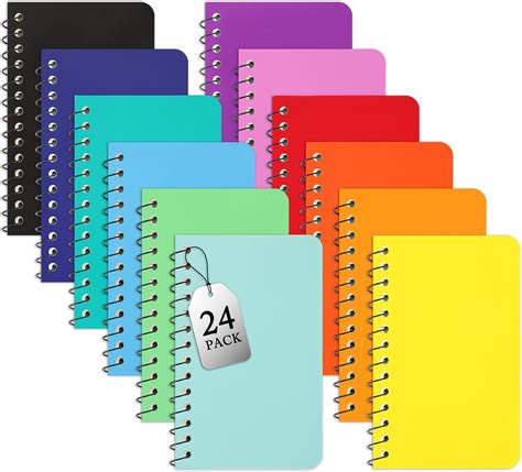 Eoout Pack Small Spiral Notebook Pocket Notebooks Memo Pads X