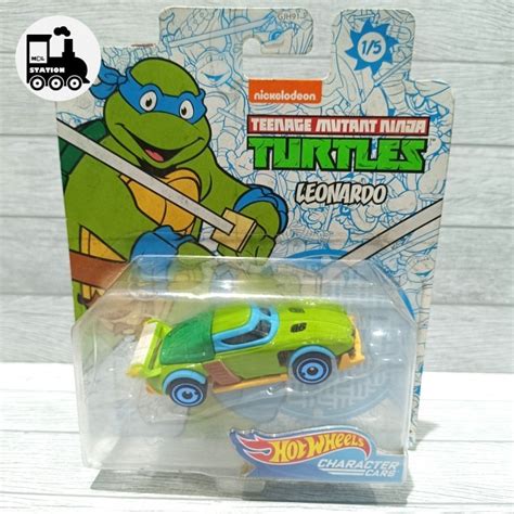 Jual Hot Wheels Character Car TMNT LEONARDO Turtles Shopee Indonesia