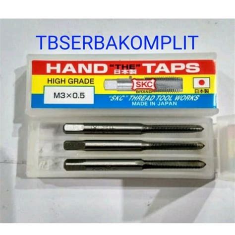 Jual Handtap M3x05 Skc Asli Hand Tap M3 X 05 Ukuran M 3 X 05 Alat