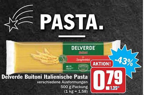 Pasta Delverde Buitoni Italienische Pasta Angebot Bei Aez