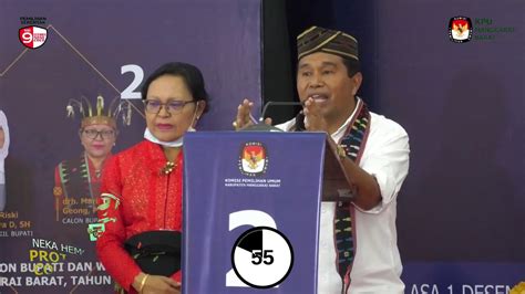 Debat Publik Pilkada Mabar 2020 Sil Sykur MISI Vs Dr Weng EDI WENG