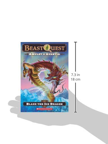 Beast Quest 23 Amulet Of Avantia Blaze Ice Dragon By Adam Blade