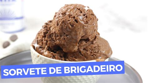 Sorvete Caseiro De Brigadeiro Vegano Super Cremoso E Alto Rendimento