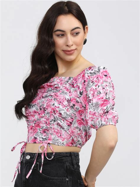 Buy Tokyo Talkies Pink Printed Top For Women Online At Rs369 Ketch