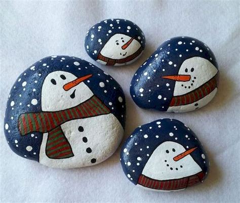 54 Easy Diy Christmas Painted Rock Ideas 39 Rock Crafts Diy