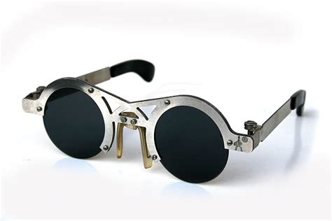 Hi Tek Round Silver Metal Sunglasses Cult 14 Unusual Unique Hi Tek