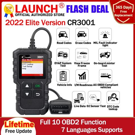 Launch X Cr Support Full Obdii Eobd Function Creader