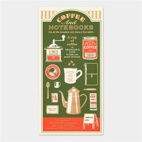 Books Kinokuniya Traveler S Notebook Plastic Sheet Coffee And