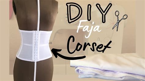 Como Hacer Faja Corset FACIL How To Make EASY Corset Girdle YouTube