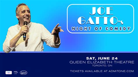 MRG Live And Outback Presents JOE GATTOS NIGHT OF COMEDY NOW Toronto