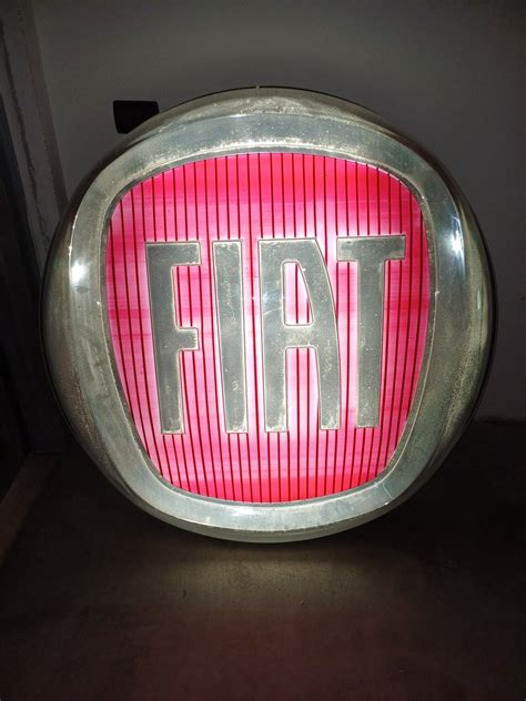 Megaplus Enseigne lumineuse Grande enseigne rétroéclairée LED FIAT