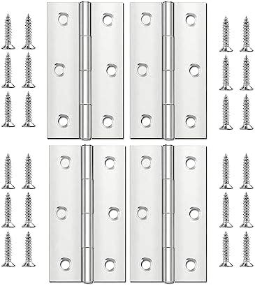 Bohaner Door Hinges Stainless Steel Hinges For Wood Butt Hinges For