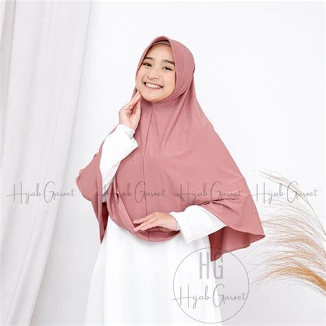 Jual Jilbab Bergo Hamidah Syar I Khimar Jumbo Xl Kerudung Hijab Syar