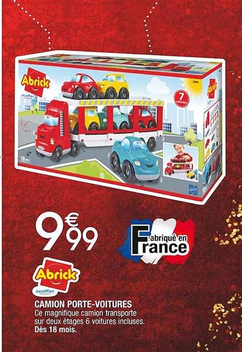 Promo Camion Porte Voitures Abrick Chez Cora Icatalogue Fr