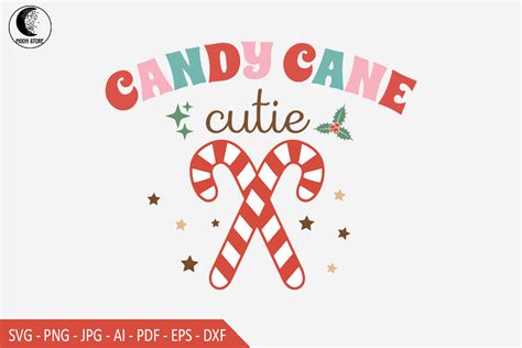 Candy Cane Svg Graphic By Moon Store · Creative Fabrica