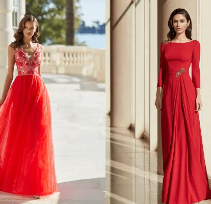 Robes De Soir E Rouges Sensuelle Et L Gante Pour Un Mariage