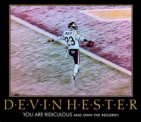 Windy City Flyer Devin Hester Nfl Chicago Bears Chicago Sports Teams Devin Hester