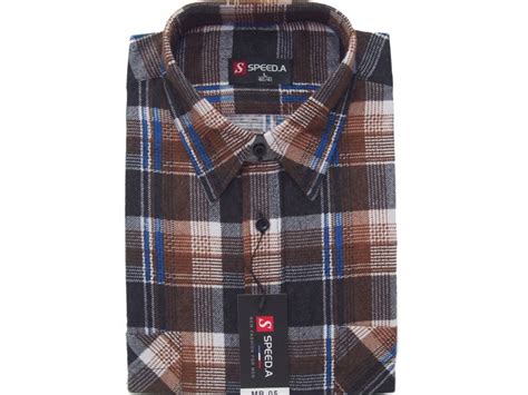 KOSZULA FLANELOWA MĘSKA W KRATKĘ XL 42 43F76 7543669835 oficjalne