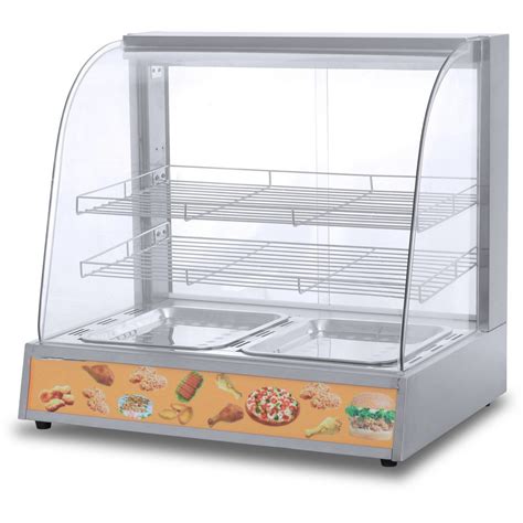 Commercial Food Pie Warmer Food Display Showcase Bread Warmer Food