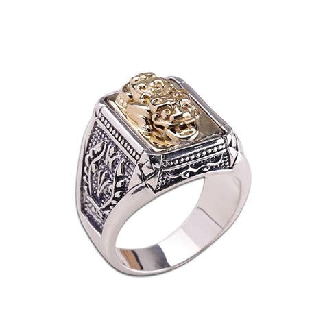 Feng Shui Pixiu Silver Ring - Buddha Power Store