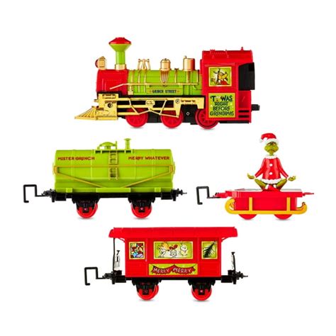 Dr Seuss The Grinch Who Stole Christmas Express Train Set 12 Piece Set Plastic Multi