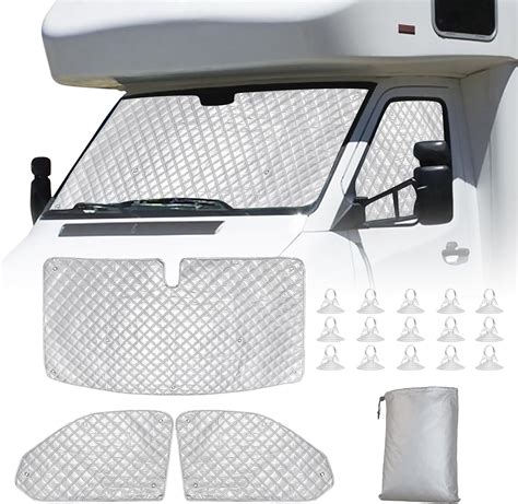 Window Front Screen Cover Replacement Sunshade Windscreen Protection Set For Vw T5 T6 Internal