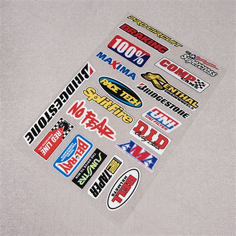 Reflective Motorcycle Stickers Bike Helmet Decals For Honda Ducati