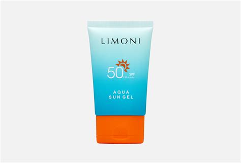 LIMONI Солнцезащитный крем-гель SPF 50+РА++++ Aqua Sun Gel 50 мл ...