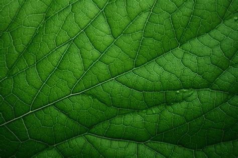 Premium AI Image Harmony In Nature Exploring The Vibrant Green Leaf