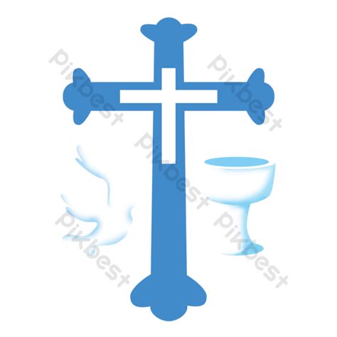 Blue Cross Baptism Clipart Png Images Psd Free Download Pikbest